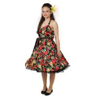 Audrey Halter Dress Black Floral-34 (NL)/ 8 (UK) | 41% korting - thumbnail