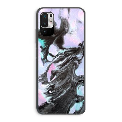Pastel zwart: Xiaomi Redmi Note 10 5G Transparant Hoesje
