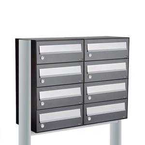 Allux Hive Set 2-Breed, 4-Hoog Op Statief Antraciet - 40030065_2x4s