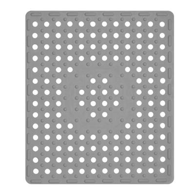 Dutch House gootsteenmat 31x27 cm rubber/grijs