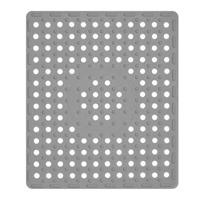 Dutch House gootsteenmat 31x27 cm rubber/grijs