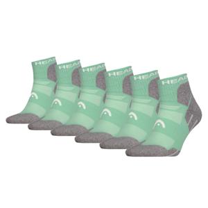HEAD Wandelsokken All Climates Hiking Quarter 6-pack Licht Groen-39/42