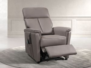 Relaxfauteuil elektrisch LENNY donkerbruin