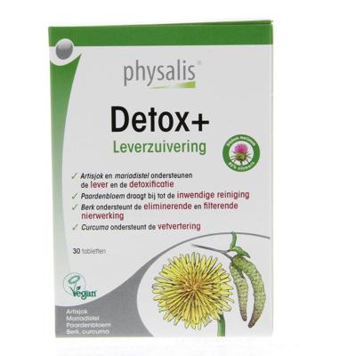 Physalis Supplementen Detox+ 30Tabletten