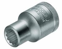 Gedore D 19 18 Doppen kort 1/2&apos; 12-kant UD-Profiel 18mm - 6134280
