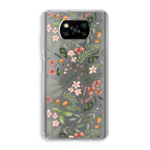 Sweet little flowers: Xiaomi Poco X3 Pro Transparant Hoesje