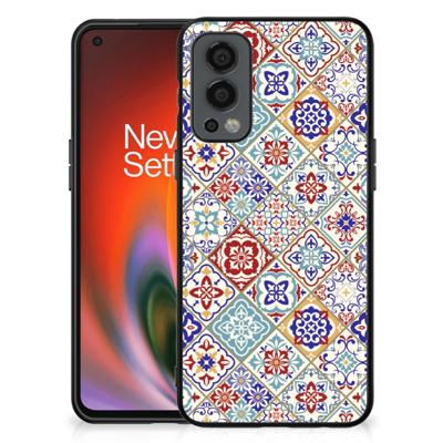 OnePlus Nord 2 Marmeren Print Telefoonhoesje Tiles Color