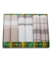 Tiseco bamboo Heren zakdoeken - 6-pack Tiseco bamboo Heren zakdoeken - 6-pack