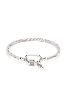 Charriol bracelet Forever Lock en cordes - Argent