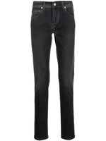 Barba jean skinny à patch logo - Noir