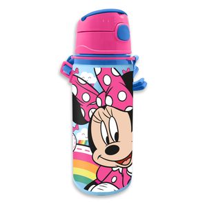 Disney Minnie Mouse&amp;nbsp;drinkfles/drinkbeker/bidon met drinktuitje - roze - aluminium - 600 ml   -
