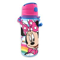 Disney Minnie Mouse&amp;nbsp;drinkfles/drinkbeker/bidon met drinktuitje - roze - aluminium - 600 ml   - - thumbnail