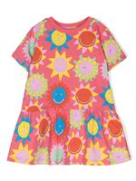 Stella McCartney Kids robe à imprimé Smiley Suns - Rose