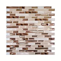 Golden Mosaic Luxe - Zelfklevende Wandtegels