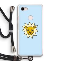 Kleine leeuw: Pixel 3 Transparant Hoesje met koord