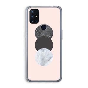Marmeren cirkels: OnePlus Nord N10 5G Transparant Hoesje
