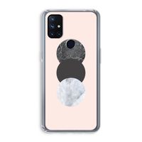 Marmeren cirkels: OnePlus Nord N10 5G Transparant Hoesje