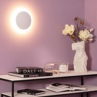 Led wandlamp 'Ayla' rond led modern 160mm wit - thumbnail