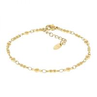 Kalli Enkelbandje Flat Dots Goud