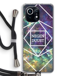Negenduust ruimte: Xiaomi Mi 11 Transparant Hoesje met koord