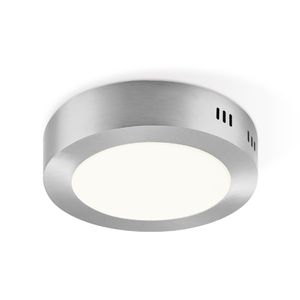 Light depot - LED plafondlamp ska 17 - mat staal - Outlet