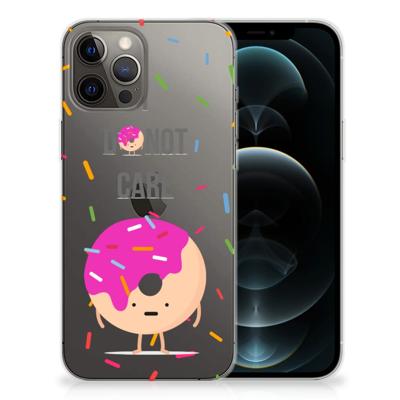 iPhone 12 Pro Max | Siliconen Case | Donut Roze