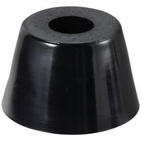 TRU COMPONENTS TC-11654324 Apparaatvoet Verschroefbaar, Rond Zwart (b x h) 25 mm x 15 mm 1 stuk(s) - thumbnail