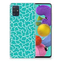 Samsung Galaxy A51 | Hoesje maken | Cracks Blue