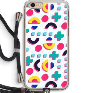8-bit N°2: iPhone 6 PLUS / 6S PLUS Transparant Hoesje met koord