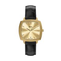 Horlogeband Fossil LE1214 Leder Zwart 18mm