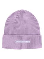 Calvin Klein Jeans bonnet Institutional en coton biologique - Violet