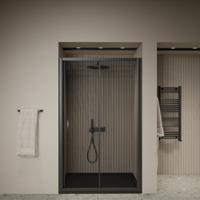 Schuifdeur BWS Arema 120x190 cm Profiel Zwart Boss & Wessing