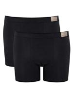 Sloggi - 2p Short - Go Natural - zwart, Maat:L