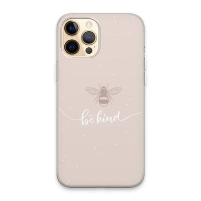 Be(e) kind: iPhone 13 Pro Max Transparant Hoesje