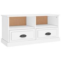 The Living Store TV-meubel Basic - wit - 93 x 35.5 x 45 cm - thumbnail