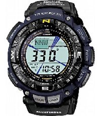 Horlogeband Casio 10365735 / PAG-240B-2 Kunststof/Plastic Zwart 18mm