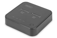 Digitus DA-71545 notebook dock & poortreplicator Bedraad USB 3.2 Gen 2 (3.1 Gen 2) Type-C Zwart