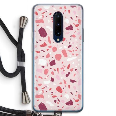 Terrazzo N°15: OnePlus 7 Pro Transparant Hoesje met koord