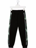 MSGM Kids pantalon de jogging à bandes contrastantes - Noir - thumbnail