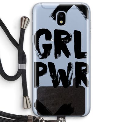 Girl Power #2: Samsung Galaxy J5 (2017) Transparant Hoesje met koord
