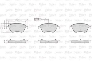 Remblok Vul Citroen Nemo (07 872705
