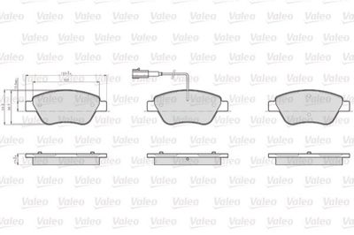 Remblok Vul Citroen Nemo (07 872705