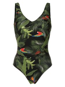 Lygia & Nanny maillot de bain Laila à imprimé végétal - Vert