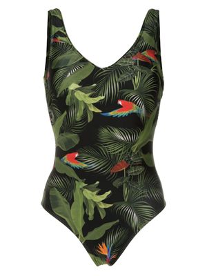 Lygia & Nanny maillot de bain Laila à imprimé végétal - Vert