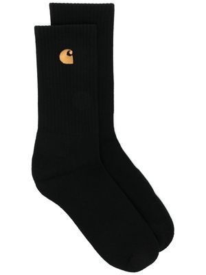 Carhartt WIP chaussettes à logo brodé - Noir