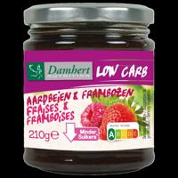 Damhert Confituur aardbei/framboos low carb 210 Gram