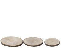 Decoris Onderbord hout dia37cm 3-delig - thumbnail