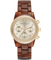 Horlogeband Michael Kors MK6346 Staal Bruin 18mm Horlogeband Michael Kors MK6346 Staal Bruin 18mm