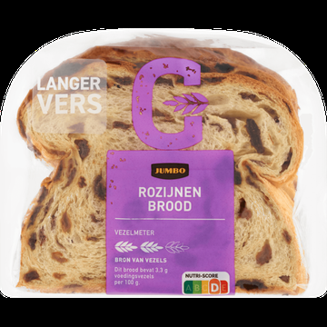Jumbo Rozijnenbrood 500 g