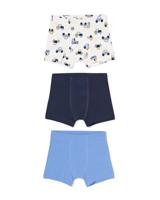 HEMA Jongensboxers auto's - 3 stuks wit (wit)